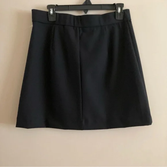 Rachel Zoe Sailor Button Front A Line Skirt |Color Black | Size 8 | New No Tags - Picture 6 of 7